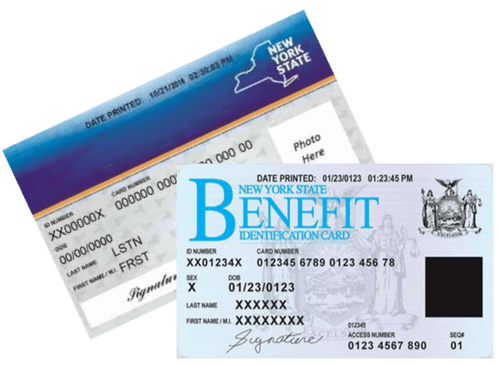 New York State CDPAP Benefit Idenification Card